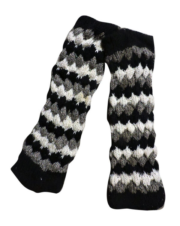 Winter 100% wool wide leg warmers
