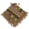Himalayan yak wool hand loomed woolen poncho
