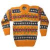 Handmade Hippie Yellow Tone Woolen Sweater