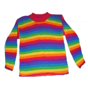 Soft Wool Rainbow Tone Men’s Jumper