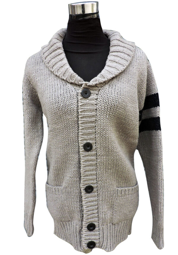 Long Grey Woolen Sweater