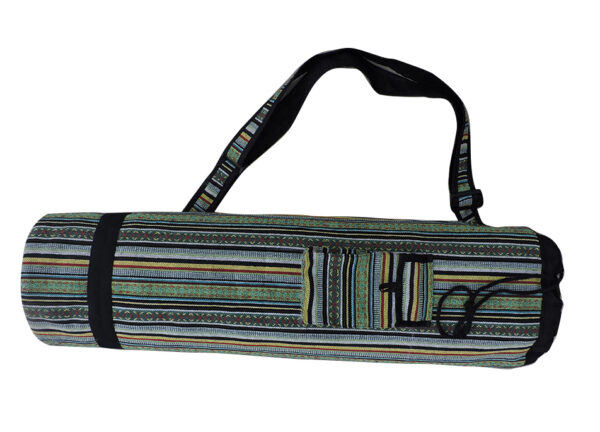 Sustainable Gheri Yoga Mat Duffel Bag