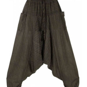 Fairtrade Striped Hippie Cotton Harem Pant