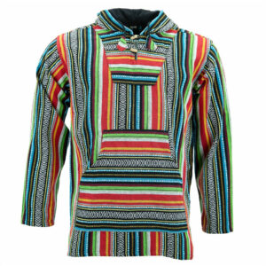 Gheri Printed Colorful Festival Pullover Jacket