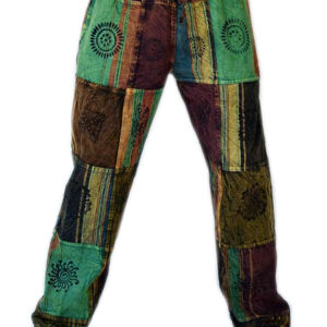 Hand Block stonewash Hippie Patchwork Pant