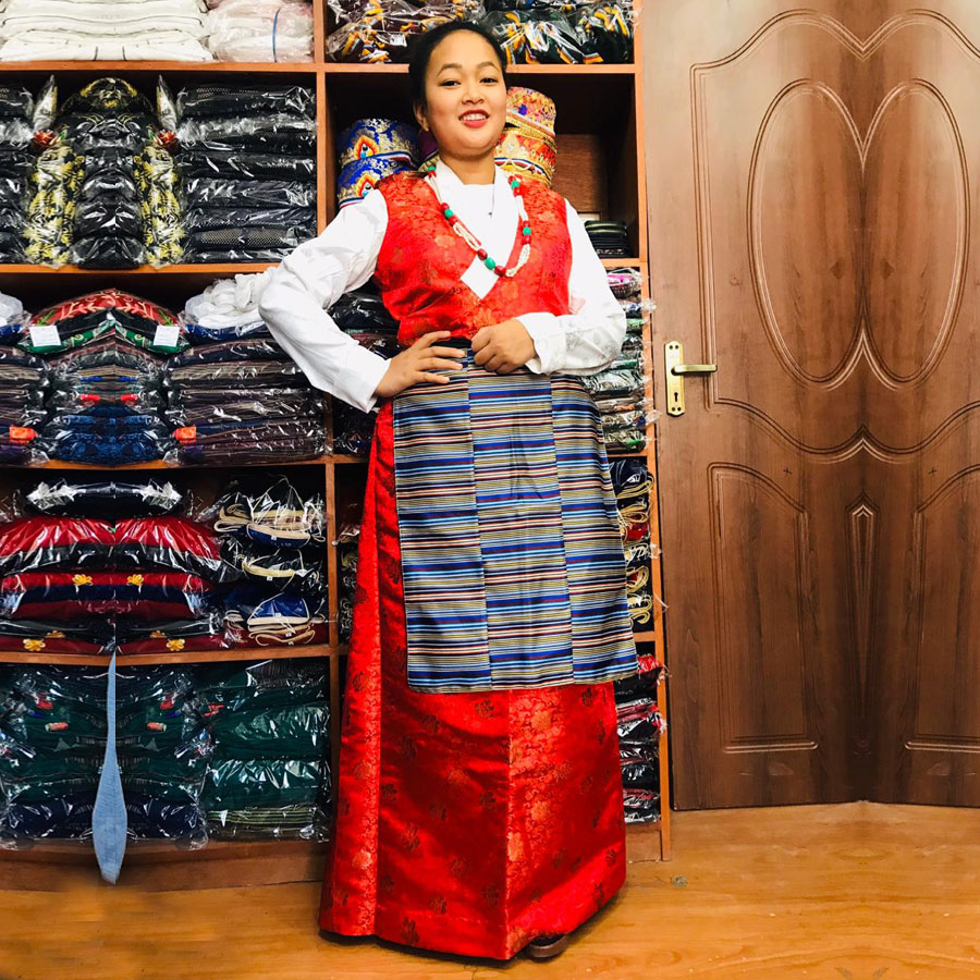 Buy Bakhu Tibetan Dress online in Folk Bazar