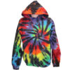 MulticolorHippie bohemian Tie Dye Hoodies Jacket