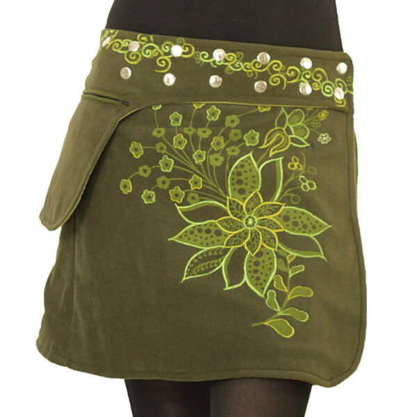 Made in Nepal cotton hippie wrap ladies skirt