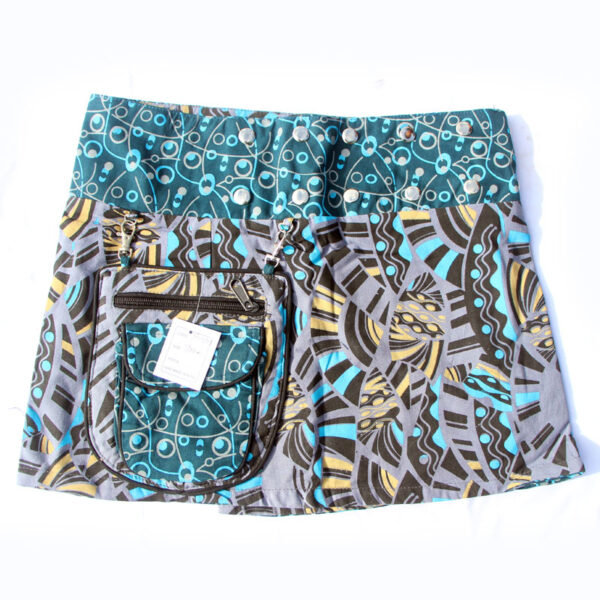 Printed New Fashion Half Cotton Skirt