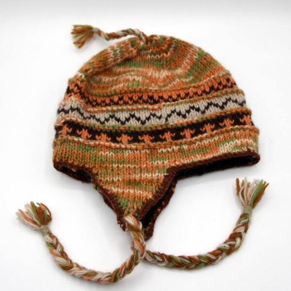 Woolen Fleece inside Hippie Knitted Beanie