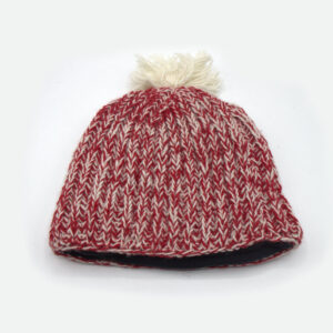 Hippie Yak Wool Knitted Cap With Fleece Lining