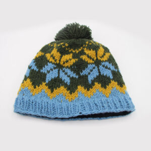 Himalayan Yak Wool Knitted Cap With Fleece Lining