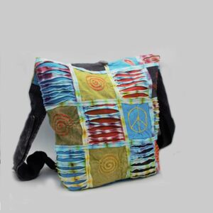 Patchwork Tie Dye Hippie Side Bag