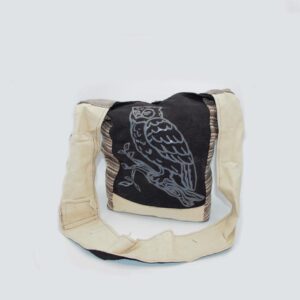 Bird Hand Embroidery Hippie Side Bag