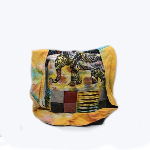Hand Print Bohemian Shoulder Bag