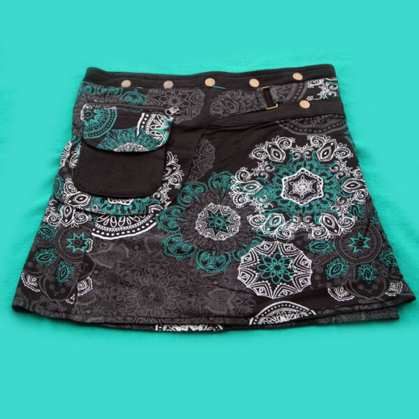Hippie Printed Miniskirt for festival Made in Nepal - Clothing in Nepal ...