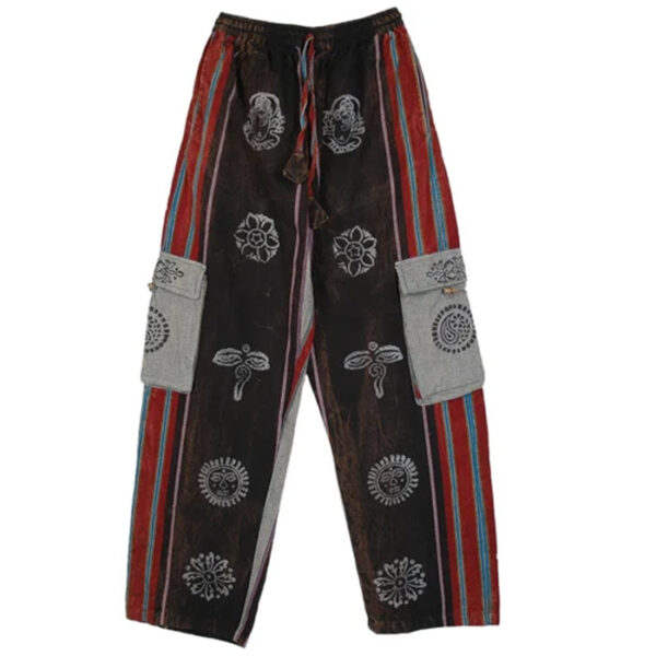 Fairtrade Stonewashed Hippie Thick Cotton Trouser