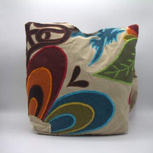 Hand Embroidered Boho Colorful Shoulder Bag