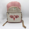 Buddha Eye Hand Embroidery Hemp Laptop Bag
