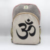 Om Print Hemp Laptop Bag