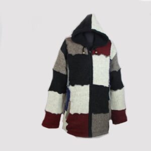 Patchwork Himalayan Hippie Wool Jacket