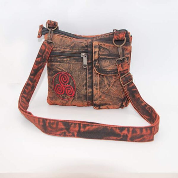 Color Wash Hippie Woman Side Bag