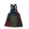 Patchwork Printed Hippie Dungaree Overall Dress