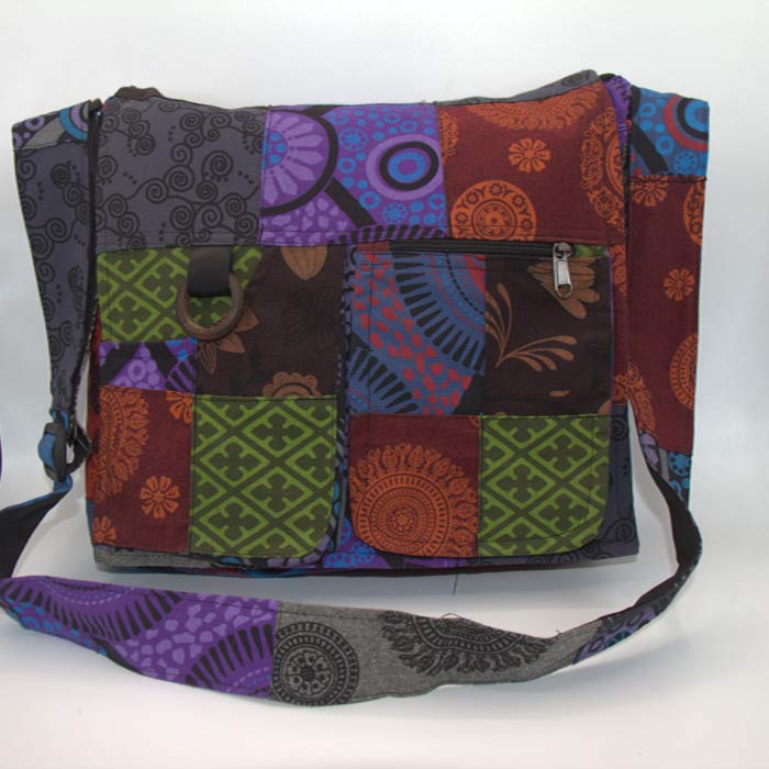 Printed Patchwork Ladies Side Bag