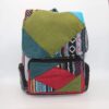 Multicolor Patchwork Printed Hippie Cotton Backpack