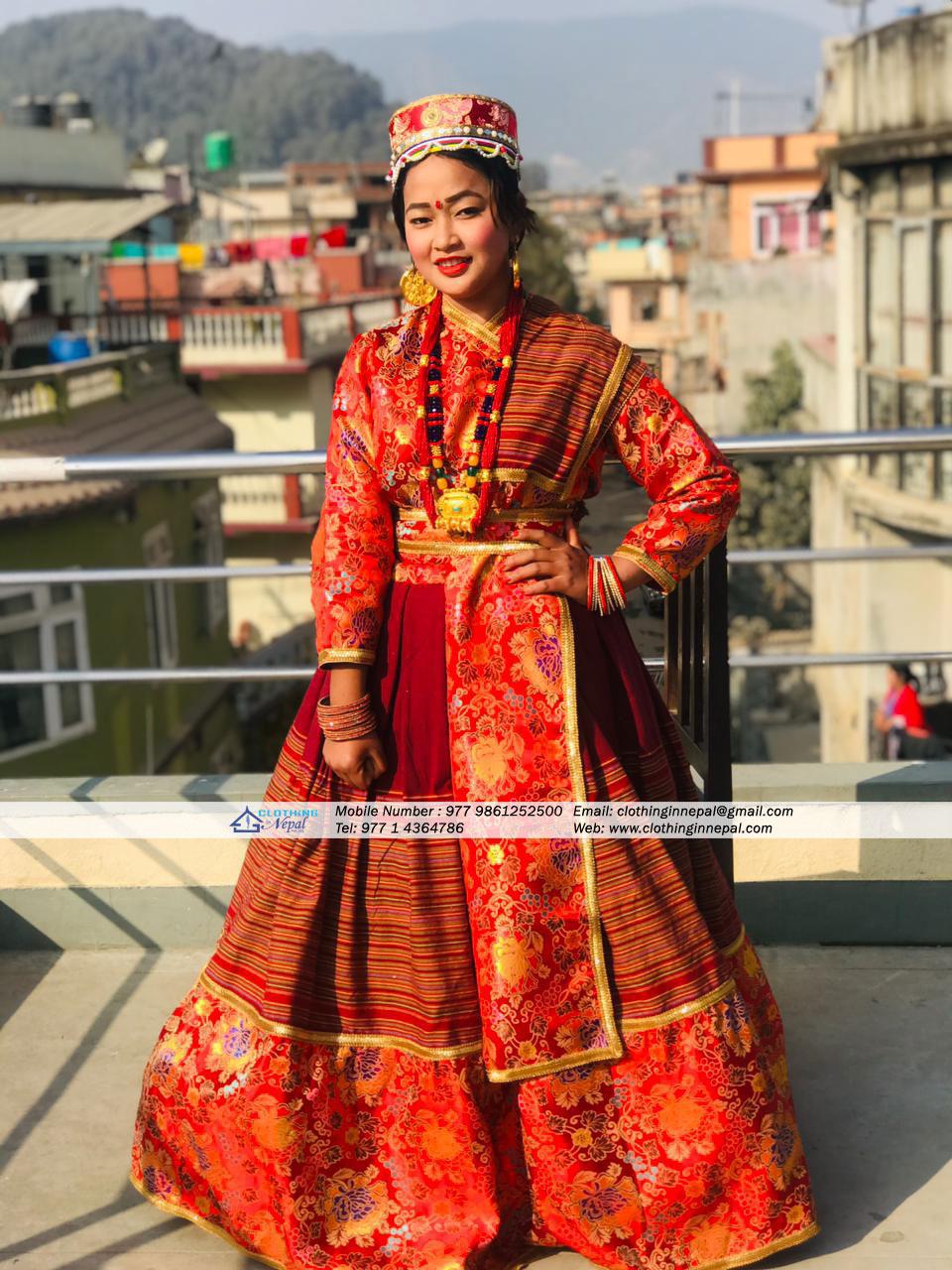 Shop Tamang traditional wear online at Folk Bazar