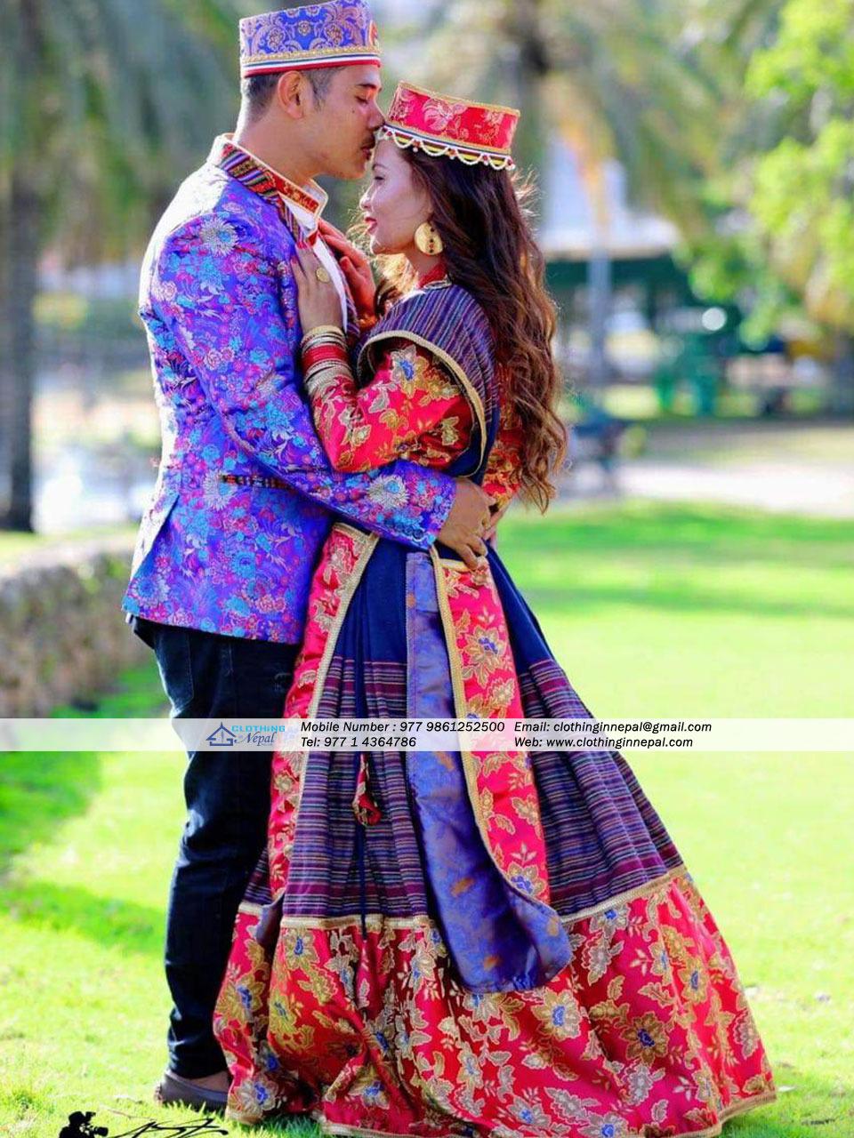 Tamang Wedding Dress set Clothing in Nepal Pvt Ltd