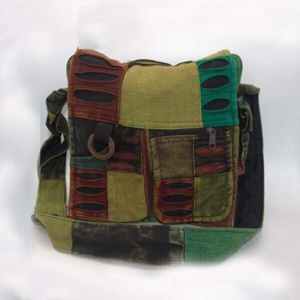 Patchwork Razor Hippie Side Shoulder Bag