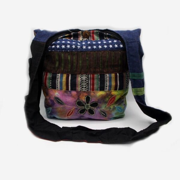 Flower hand Embroidery Hippie Shoulder Bag