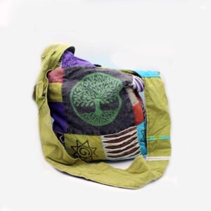 Tree Print and Razor Cut Bohemian Hippie bag