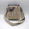 Natural hemp tone gheri side camera bag