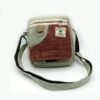 Fair trade herringbone classy hemp camera bag