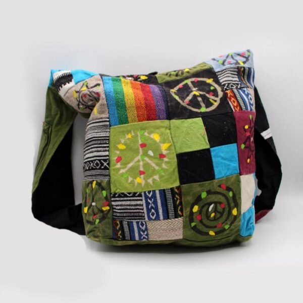 Hobo Patchwork Sling Cotton Bag