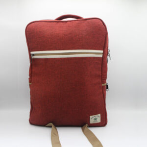 Maroon Tone Square Shaped Hemp bag