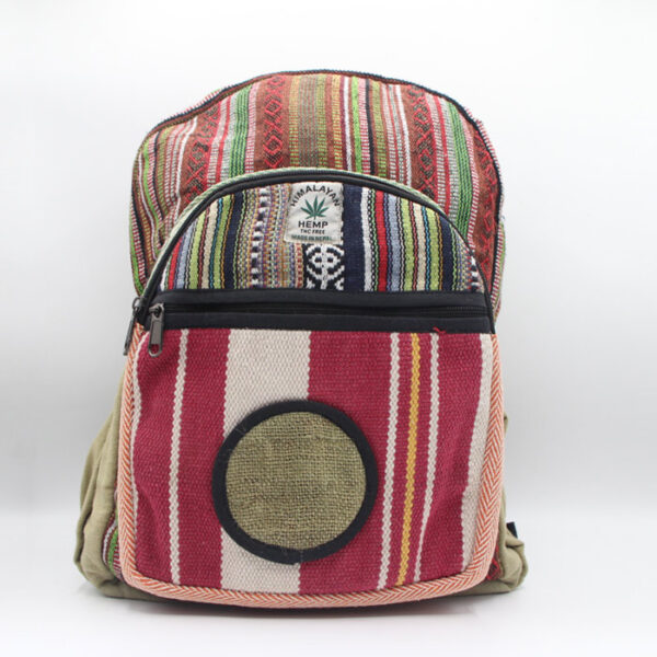 Red Gheri Mix Handmade Children Book Bag