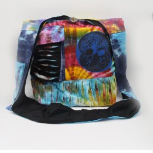 Tree Print and Razor cut and Bohemian Fair Trade Festival Bag