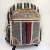 Multipurpose Gheri Patched Hemp Backpack