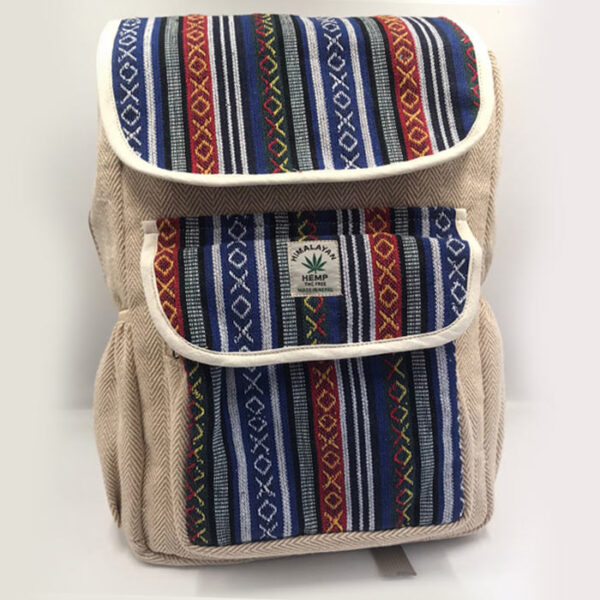 Multipurpose Gheri Design Travel Hemp Backpack