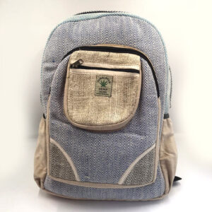 Adjustable Straps Added Trendy Hemp Backpack