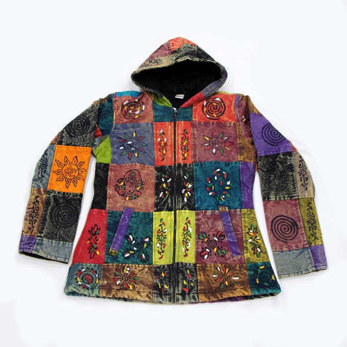 BTC Heavy Cotton Patchwork and Hand Block and Paint Hippie Winter ...