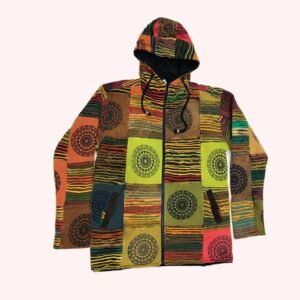 Mandala Art Print Bhutanese Festival Jacket