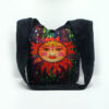 Artistic Digital sun print cotton tie dye shoulder bag