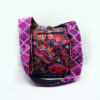 Multiple digital prints added outdoor shoulder bag