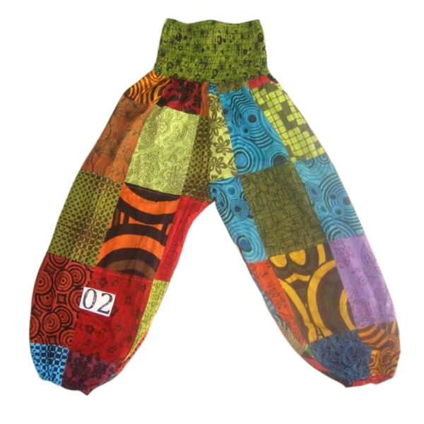 Ladies Patchwork Woman Hippie Pant