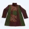 Traditional Nepalese designed boho red tone winter jacket