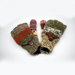 Funky Design Durable Woolen Hand Gloves